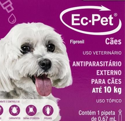 Ec-Pet 0,67ml - Antiparasitário Externo até 10kg
