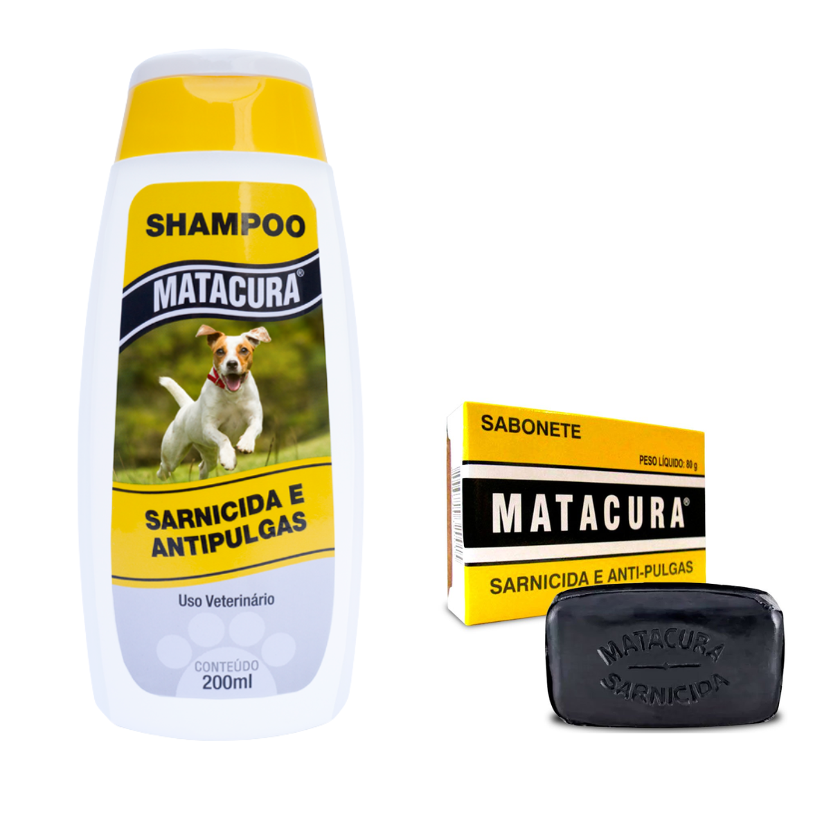KIT SAB. MATACURA 80G + SH. MATACURA SARNICIDA 200ML