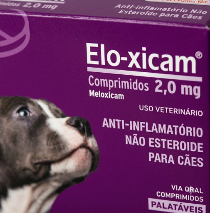 Elo-Xicam 2,0mg Chemitec - Com 10 comprimidos para cães - Anti-inflamatório à Base de Meloxicam