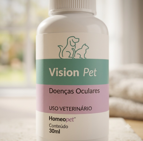Vision Pet Homeopet 30ml - Cães e Gatos - Doenças Oculares e Catarata