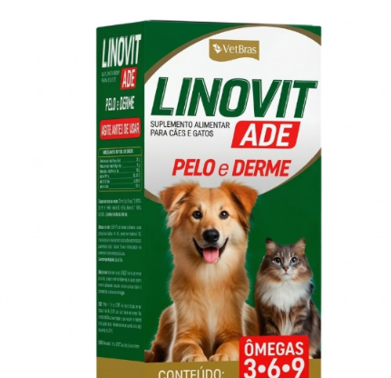 Linovit ADE 400ml - Suplemento Vitamínico com Ômegas 3, 6 e 9