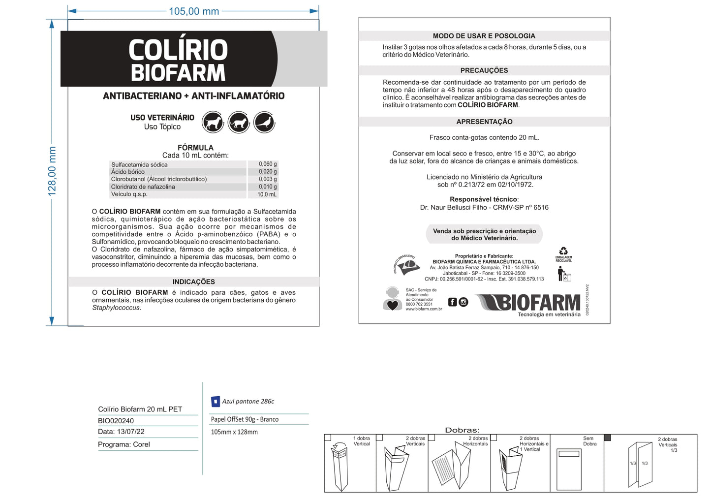 COLIRIO BIOFARM 20 ML