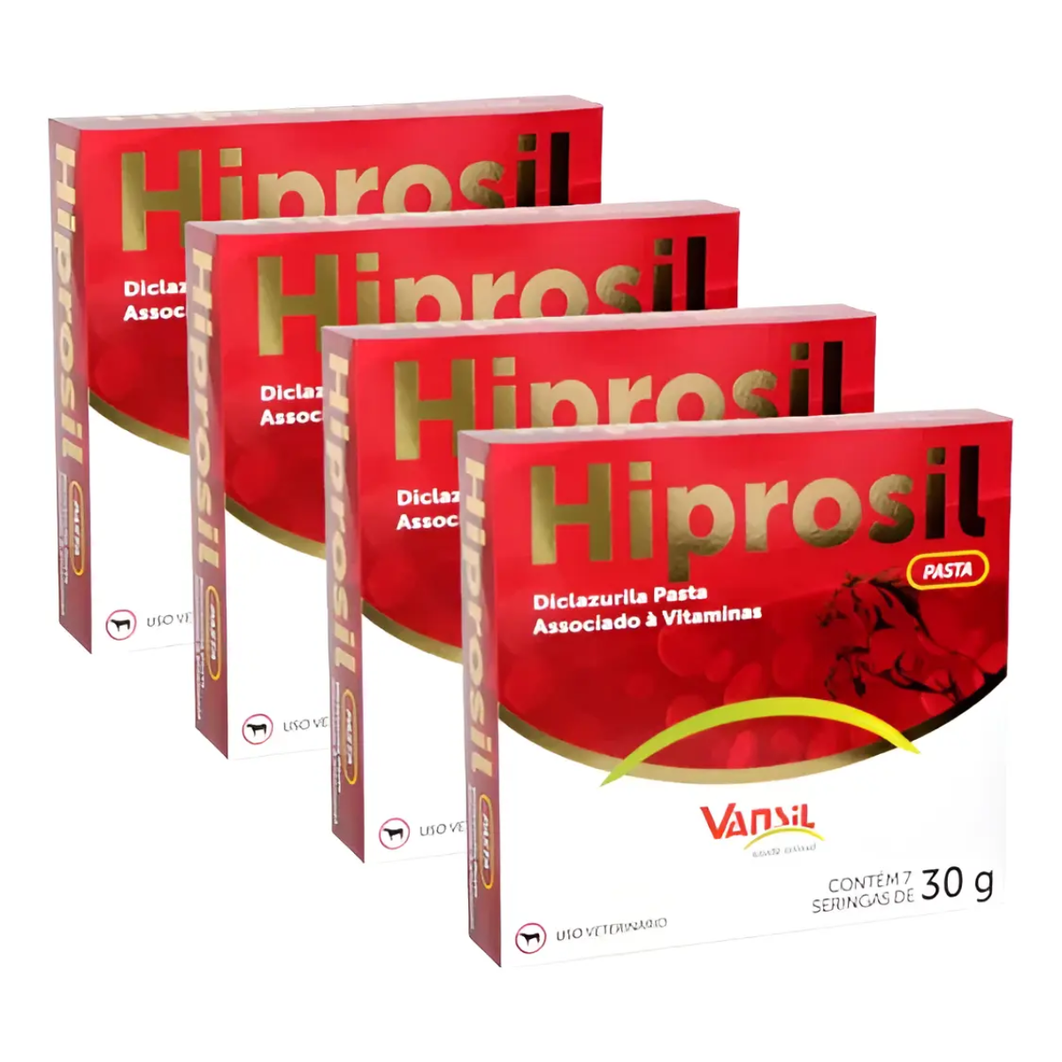 Kit 28 Hiprosil Pasta Diclazuril 30g Bambeira Vansil