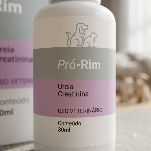 Pró-Rim Homeopet 30ml - Cães e Gatos - Nefrite, Nefrose e Insuficiência Renal