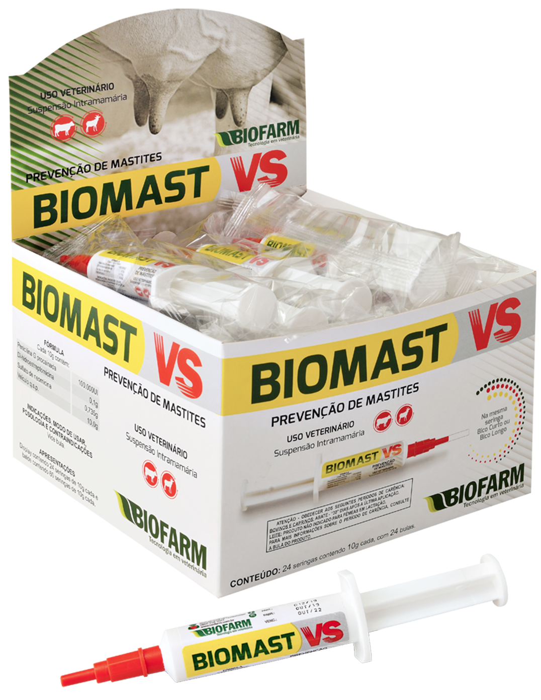 BIOMAST VS BIOFARM 24 X 10 ML - MASTITE