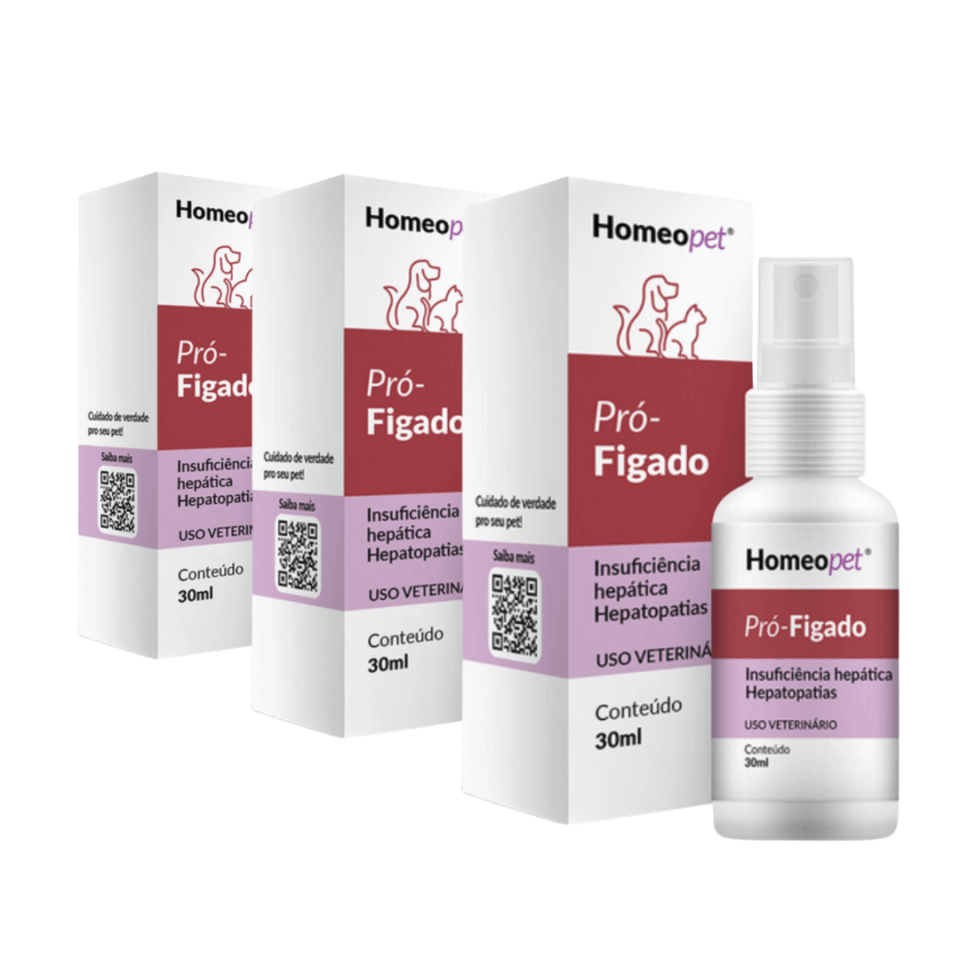 KIT 3 PRO-FIGADO 30 ML HOMEOPET