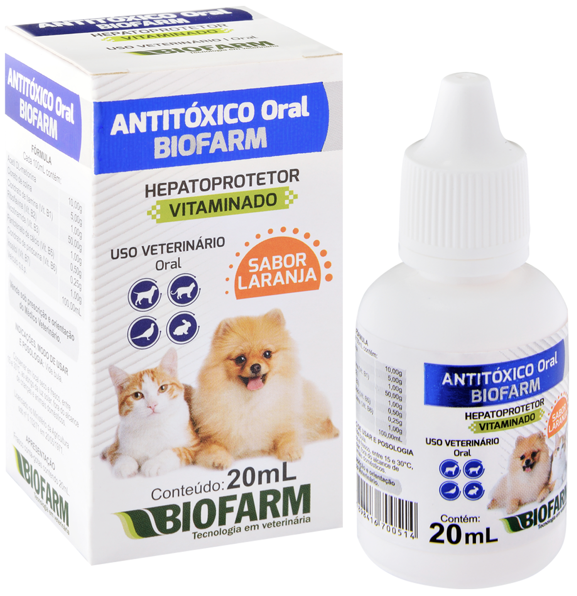 ANTITOXICO ORAL BIOFARM 20 ML PET