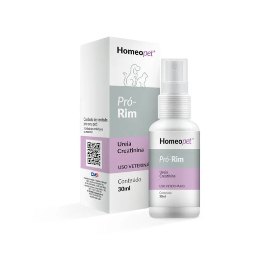 Pró-Rim Homeopet 30ml - Cães e Gatos - Nefrite, Nefrose e Insuficiência Renal
