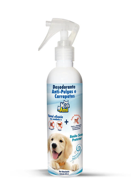 DESODORANTE ANTI PULGA E CARRAPATOS MON AMI-200ML