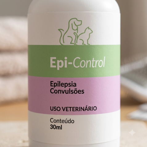 Epi Control Homeopet 30ml - Cães e Gatos - Coadjuvante no Controle da Epilepsia