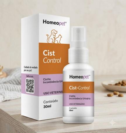 Cist Control Homeopet 30ml - Cães e Gatos - Cistite, Uretrite e Cálculos Urinários