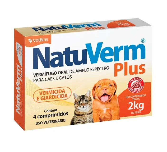 NATU VERM 2 KG PLUS 04 X 01