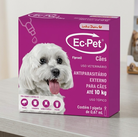 Ec-Pet 0,67ml - Antiparasitário Externo até 10kg