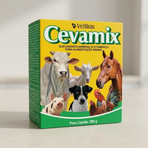 Cevamix 200g Vetbras - Suplemento Mineral Vitamínico