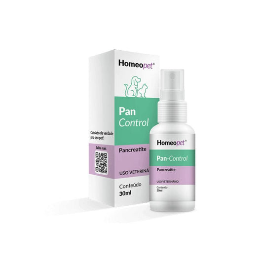 Pan Control Homeopet 30ml - Cães e Gatos - Pancreatite e Insuficiência Pancreática