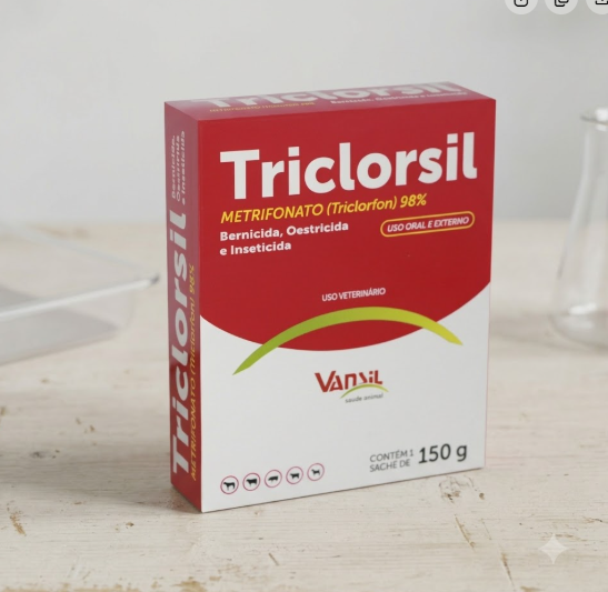 Triclorsil 150g, Antiparasitário e Inseticida Veterinário à Base de Triclorfon