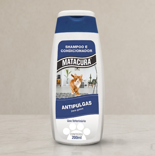 Shampoo e Condicionador Antipulgas Matacura AIC - Gatos - 200ml