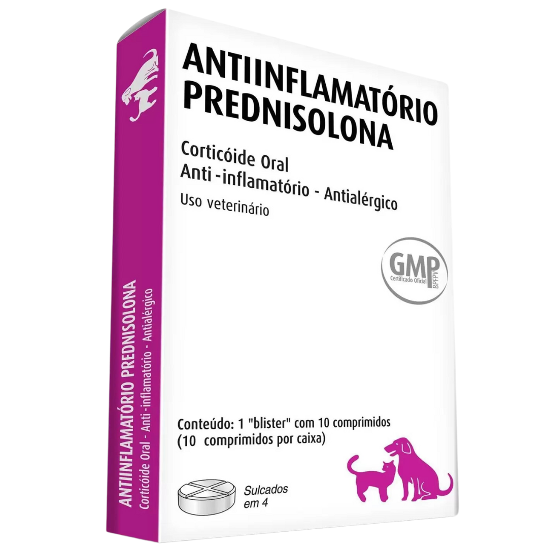 PREDNISOLONA 20MG - 10 COMPRIMIDOS