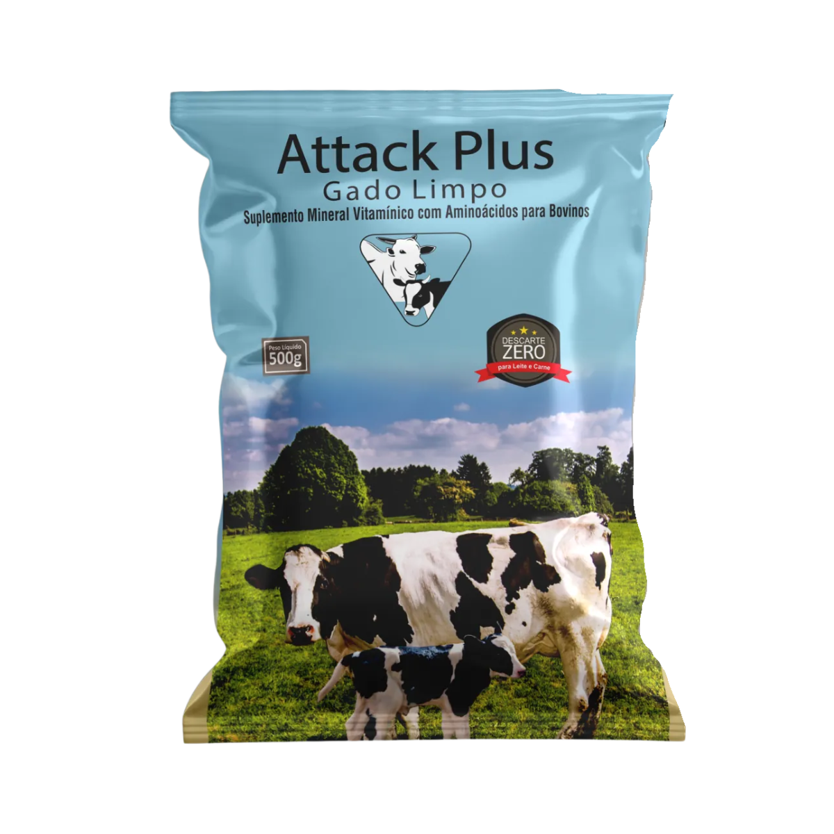 ATTACK PLUS GADO LIMPO 500G