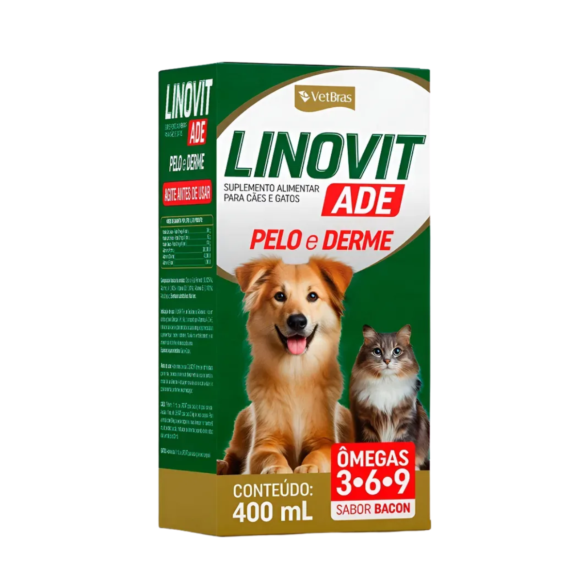 Linovit ADE 400ml - Suplemento Vitamínico com Ômegas 3, 6 e 9