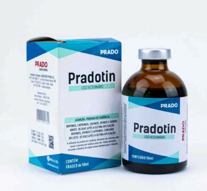 Pradotin 50ml Prado - Multiespécie - Estimulante Cardíaco, Respiratório e Diurético