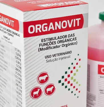 Organovit 250ml Biofarm - Promotor de Crescimento para Bovinos e Caprinos