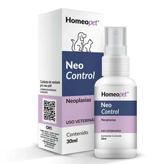 Neo Control Homeopet 30ml - Cães e Gatos - Auxiliar no Tratamento de Tumores