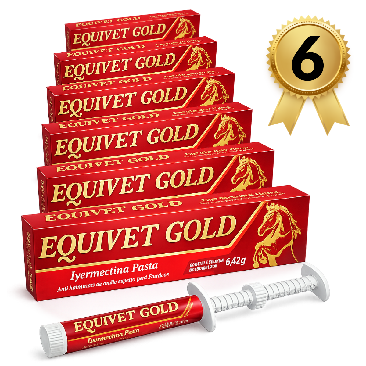 KIT C/6 EQUIVET GOLD  6,42g Vetbras