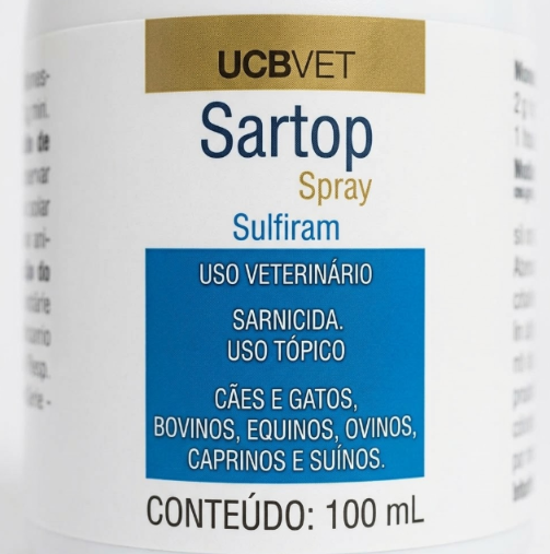 Sartop Spray 100ml - Sarnicida de Uso Tópico