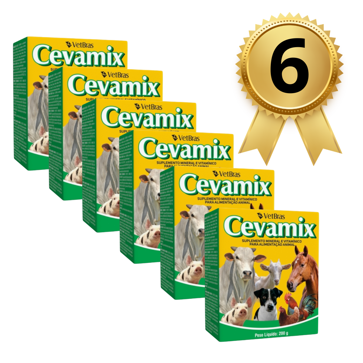 CEVAMIX 200 G KIT C/06 UNIDADES